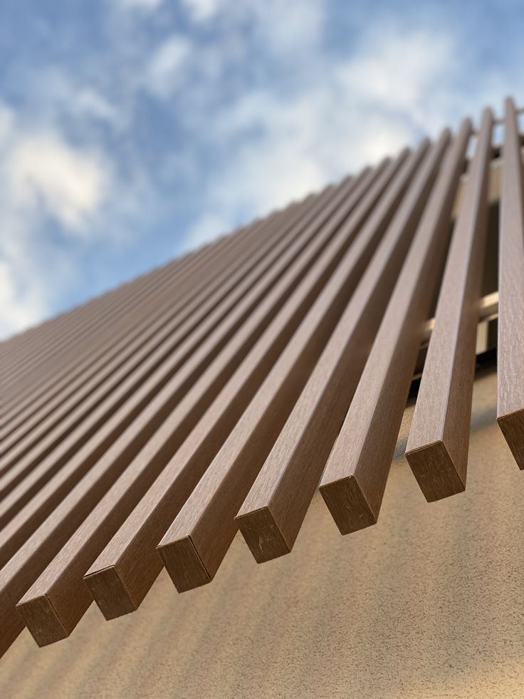 brise soleil weo en bois composite
