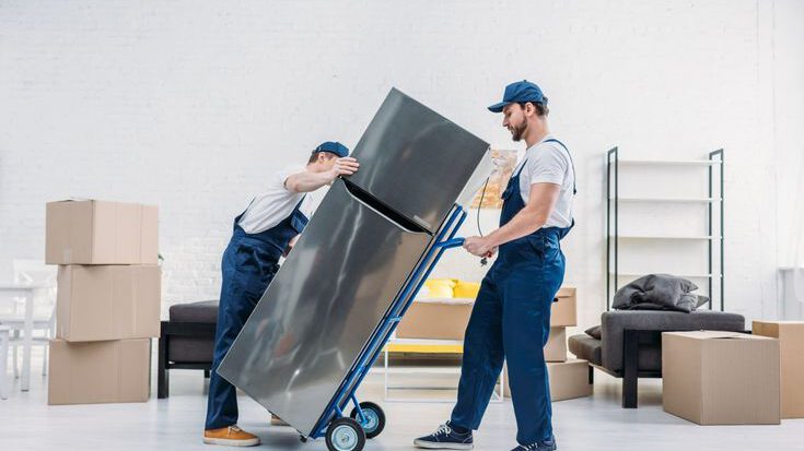 moving a refrigerator isn’t as easy as it seems…